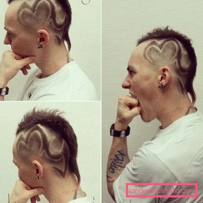 Kreatywna dodatkowa fryzura Mohawk