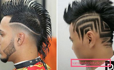 Kreatywna dodatkowa fryzura Mohawk