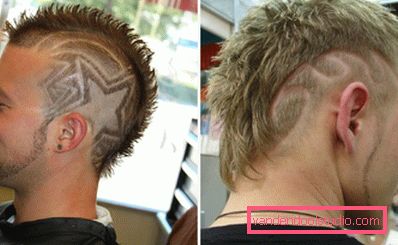 Kreatywna dodatkowa fryzura Mohawk