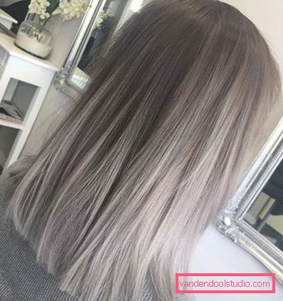 Ombre on bob caret z wydłużeniem