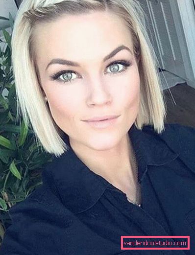 stylizacja krótkich włosów z grzywką