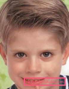 Strzyżenia dzieci dla chłopców ze szkół podstawowych