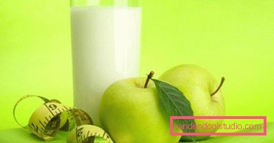 kefir, jabłko, taśma