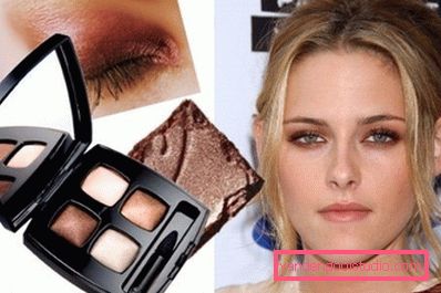 Kristen Stewart z brązowym makijażem