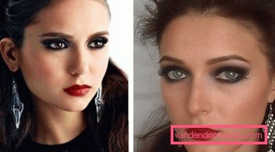 Hollywood makeup - red carpet classic