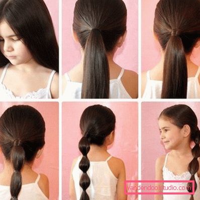 Jak zrobić fryzury za pomocą gumek dla dziewczyn - zdjęcia fryzur krok po kroku