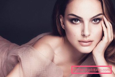 natali portman z lekkim makijażem
