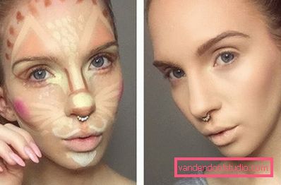technika makijażu klauna