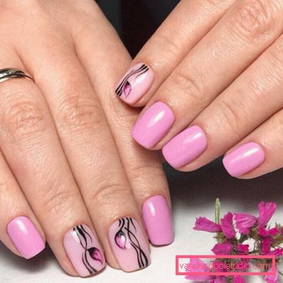 Piękny wiosenny manicure 2019-2020