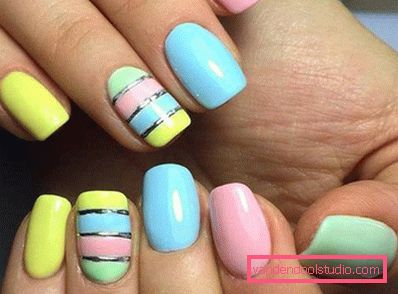 Piękny wiosenny manicure 2019-2020
