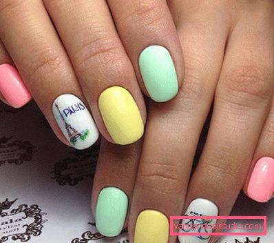 Piękny wiosenny manicure 2019-2020