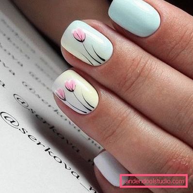 Piękny wiosenny manicure 2019-2020 rok