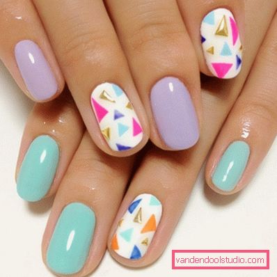 Piękny wiosenny manicure 2019-2020