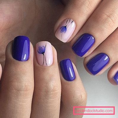 Piękny wiosenny manicure 2019-2020