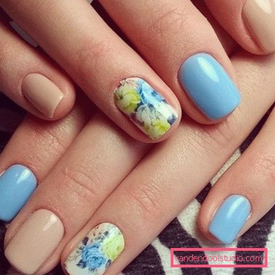 Piękny wiosenny manicure 2019-2020