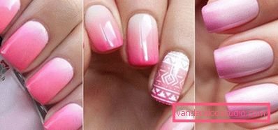 Piękny różowy manicure 2019-2020 rok