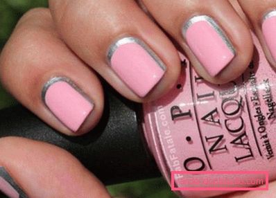 Piękny różowy manicure 2019-2020 rok
