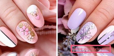 Piękny różowy manicure 2019-2020 rok