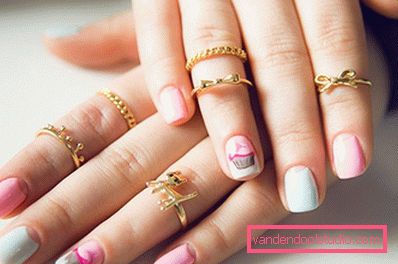 Piękny różowy manicure 2019-2020 rok