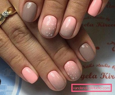 Piękny różowy manicure 2019-2020 rok