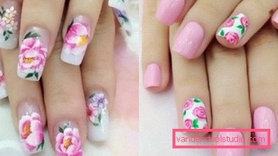 Piękny różowy manicure 2019-2020 rok