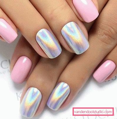 Piękny różowy manicure 2019-2020 rok
