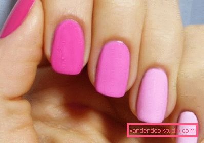 Piękny różowy manicure 2019-2020 rok
