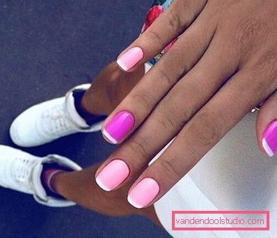 Piękny różowy manicure 2019-2020 rok