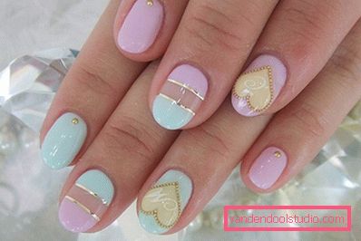 Piękny różowy manicure 2019-2020 rok