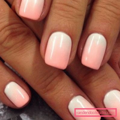 Piękny różowy manicure 2019-2020 rok