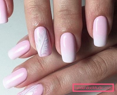 Piękny różowy manicure 2019-2020 rok