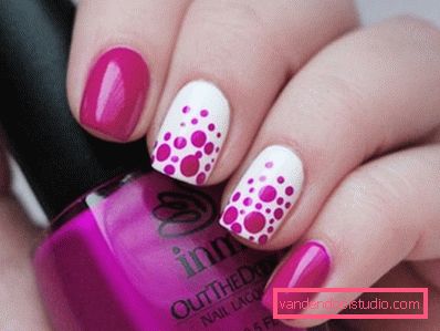 Piękny różowy manicure 2019-2020 rok