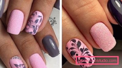 Piękny różowy manicure 2019-2020 rok