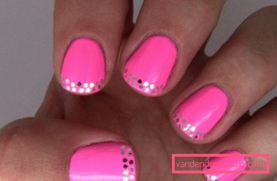 Piękny różowy manicure 2019-2020 rok