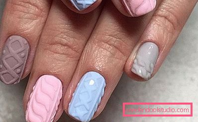 Piękny różowy manicure 2019-2020 rok