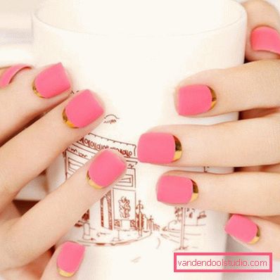 Piękny różowy manicure 2019-2020 rok