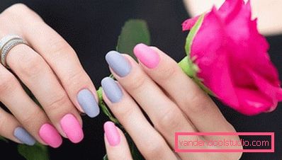 Piękny różowy manicure 2019-2020 rok
