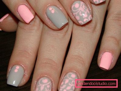 Piękny różowy manicure 2019-2020 rok
