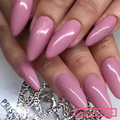 Piękny różowy manicure 2019-2020 rok
