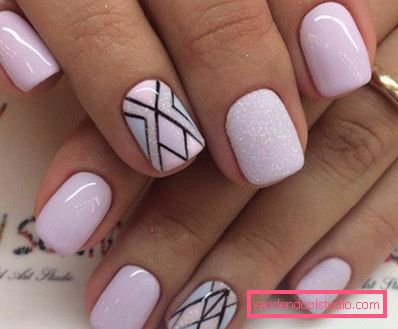 Piękny różowy manicure 2019-2020 rok
