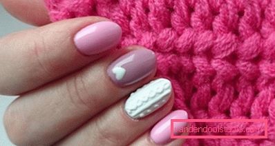 Piękny różowy manicure 2019-2020 rok