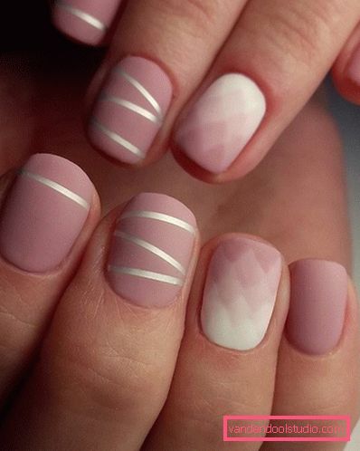 Piękny różowy manicure 2019-2020 rok