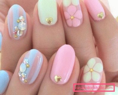 Piękny różowy manicure 2019-2020 rok