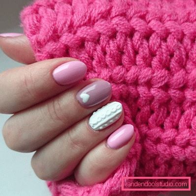 Modny manicure z dzianiny na lata 2019-2020