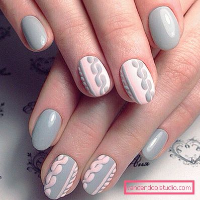 Modny manicure z dzianiny na lata 2019-2020