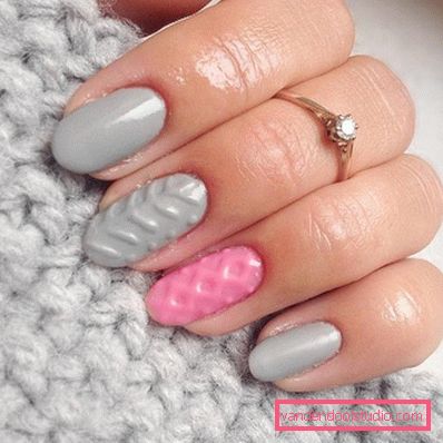 Modny manicure z dzianiny na lata 2019-2020