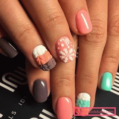 Modny manicure z dzianiny na lata 2019-2020
