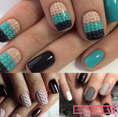 Modny manicure z dzianiny na lata 2019-2020