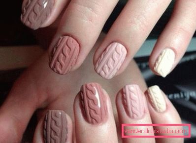 Modny manicure z dzianiny na lata 2019-2020