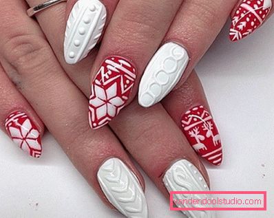 Modny manicure z dzianiny na lata 2019-2020